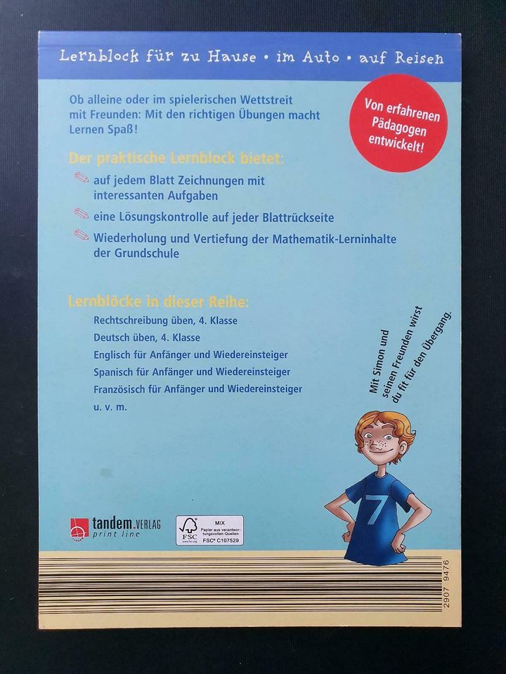 Schülerhilfe - Lernblock Mathematik - 4.-5. Klasse, NEU in Halle