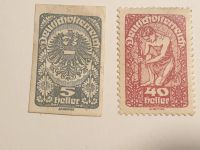 2 alte Briefmarken Deutschösterreich Bielefeld - Joellenbeck Vorschau