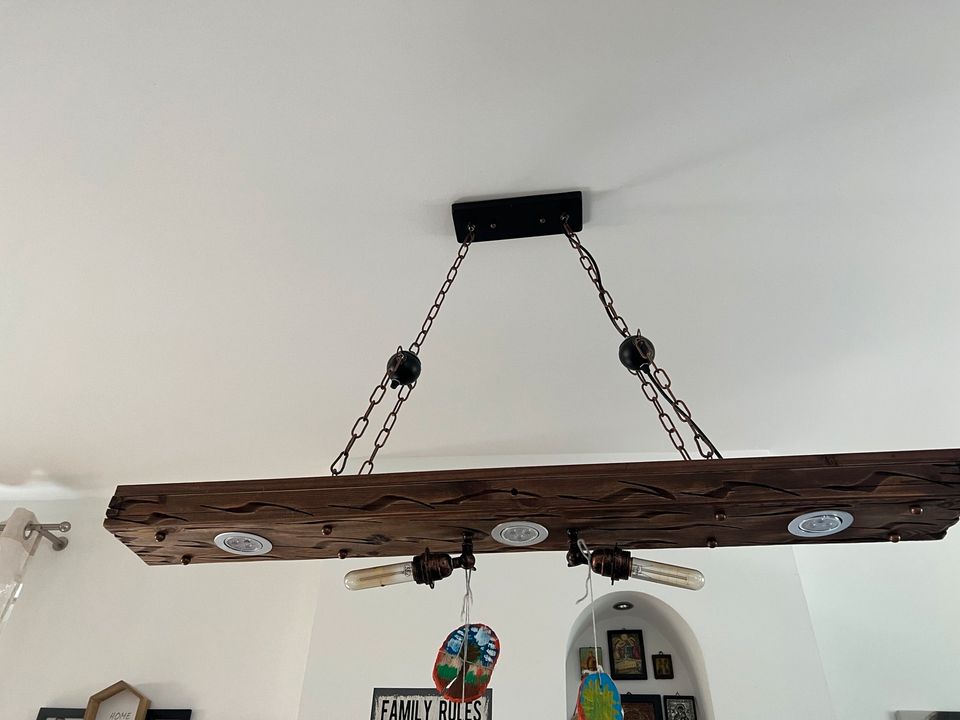 Hänge Lampe Holz Design mit 2 verschiedenen Beleuchtungen in Hessen -  Neu-Isenburg | Lampen gebraucht kaufen | eBay Kleinanzeigen ist jetzt  Kleinanzeigen