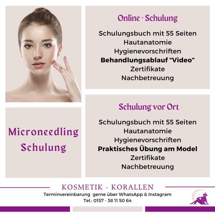 Online - Schlung Microneedling mit Starter Set in München