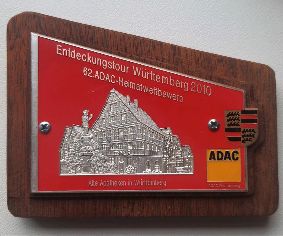 ADAC WÜRTEMBERG 2000 ..... PLAKETTE in Centrum