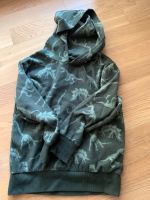 Fleece Kapuzen-Pullover, Pulli, Dinos, H&M, Größe 110/116 Frankfurt am Main - Bornheim Vorschau