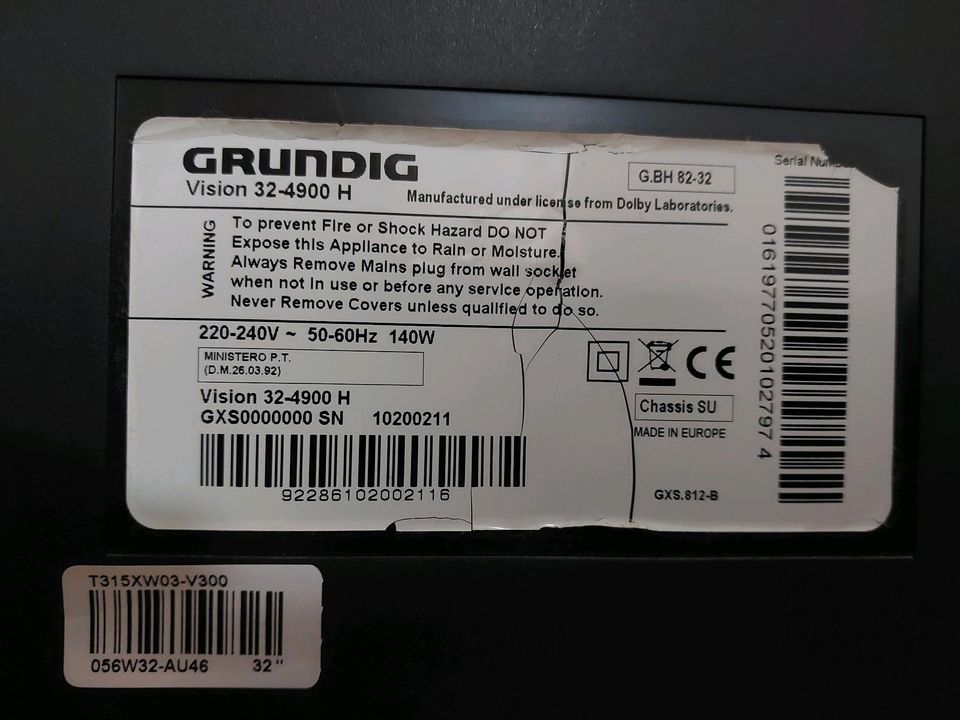 Grundig Fernsehen in Lahr (Schwarzwald)