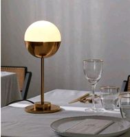 H&M Home Ike Designer Tisch Lampe Leuchte Gold Glas Metall Unikat Hannover - Mitte Vorschau