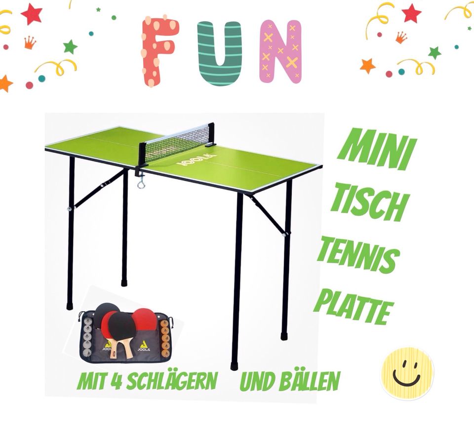 Tischtennisplatte, Vermiete Mini-Tischtennispl.+ Schläger+ Bällen in Potsdam