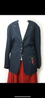 Vintage 80er Jacke Blazer Trachten Oktoberfest dunkelblau grün 38 Nordrhein-Westfalen - Siegen Vorschau