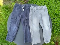 2x Jeans blau grau Lupilu Impidimpi 92 Jeggings Brandenburg - Wittenberge Vorschau