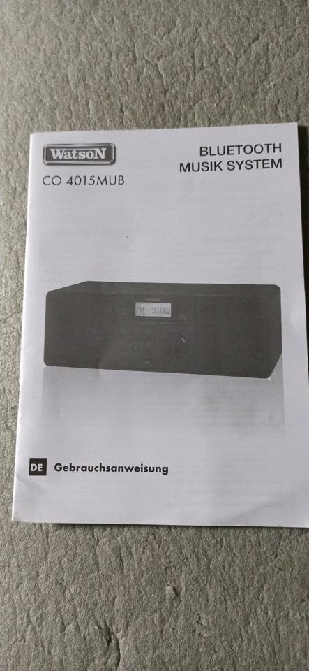 Stereoanlage Bluetooth USB Radio CD mp3 in Kempten