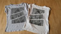 2x Shirt Me! Gr. 128 134 Mädchen Oberteil grau weiß Hessen - Gladenbach Vorschau