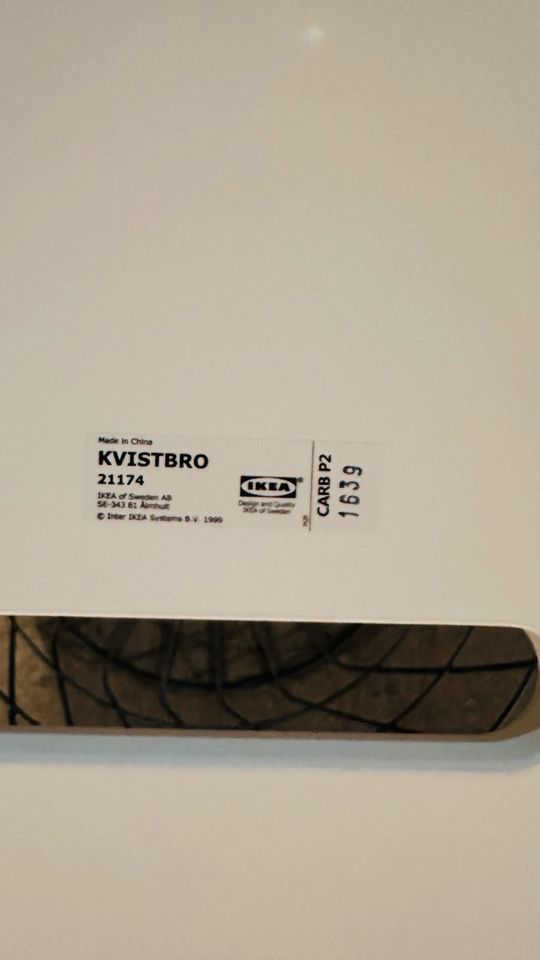 IKEA KVISTBRO Aufbewahrungstisch, weiß/ grau, 44 cm in Hamburg
