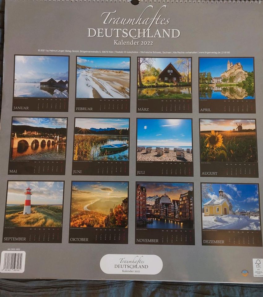 LINGEN Wandkalender 2022, Traumhaftes Deutschland in Bad Oeynhausen