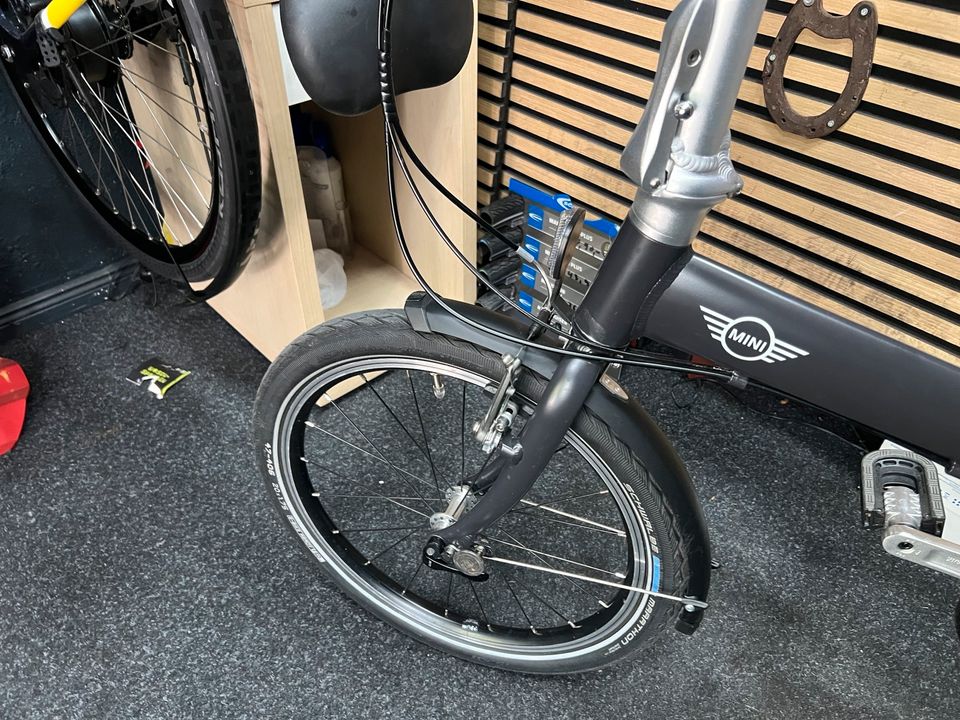 MINI JCW faltbares Fahrrad Folding Bike dunkelgrau 20‘zoll in Berlin