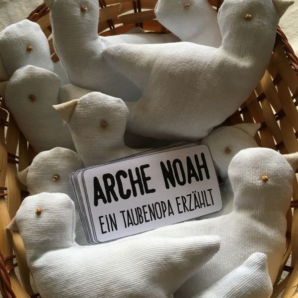 ☀️ Geschenk-Set Arche Noah ☀️ Geschichte, Buch, Karte, Stofftaube in Stuttgart