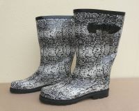 Neuwertige Damen-Gummistiefel, schwarz/weiß, Gr. 40 Nordrhein-Westfalen - Brühl Vorschau