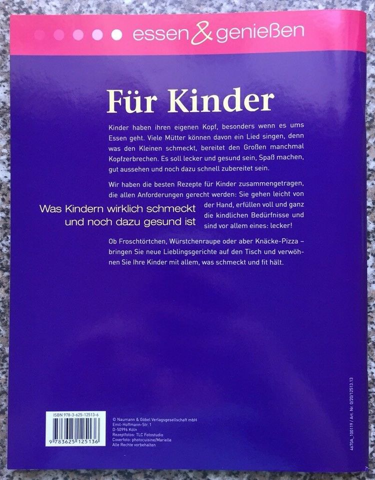 Kochbuch für Kinder in Gerolstein