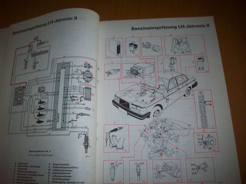 Volvo 240 244 245 260 264 265 Werkstatthandbuch Schaltpläne 1985 in Ottweiler