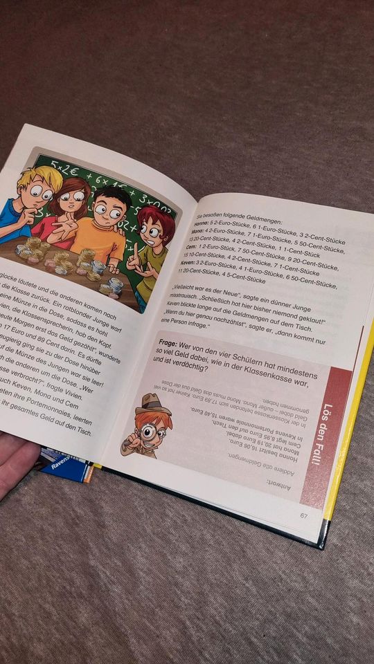 Kinder Bücher Krimi mit Matheaufgaben fast Neu nur komplettabgabe in Kassel