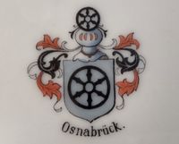 Fürstenberg Wappen-Teller Osnabrück vintage Porzellan m. Goldrand Niedersachsen - Osnabrück Vorschau