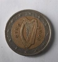 2 Euro Münze Eire 2002 Irland Keltische Harfe Thüringen - Meiningen Vorschau