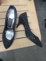 einzig: High Heels Schuhe Pumps schwarz Gr.38 Cinderella Glitzer Bayern - Miesbach Vorschau