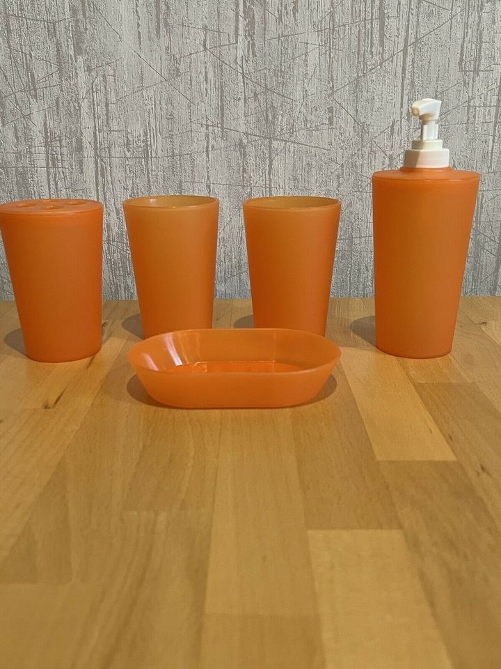 Badezimmer Set 5 Teilig Orange in Wabern