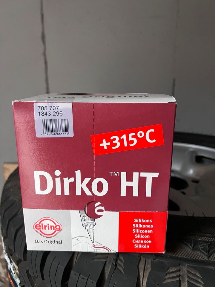 Dichtmasse Dirko HT rot, -60 bis +315°C - 70ml von elring