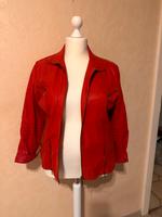 Rote Jacke Damen in Lederoptik Gr.50 MODE EXPRESS Plussize Sachsen-Anhalt - Trautenstein Vorschau