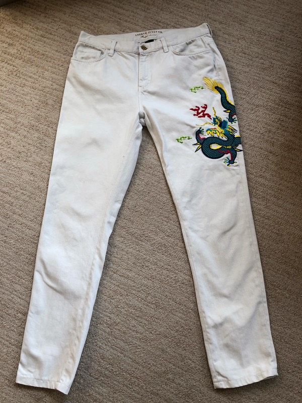 Ralph Lauren Co. Vintage Bootcut Jeans Hose Drachen 90s 90er in Hilden