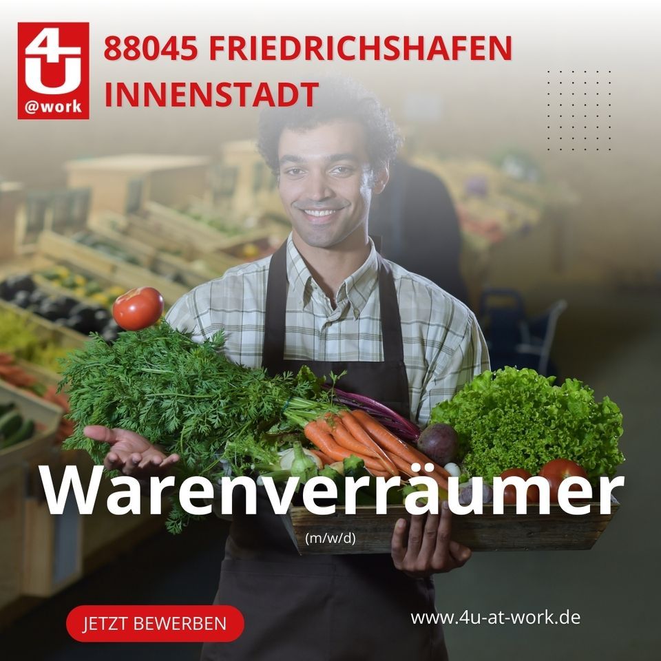 #Warenverräumer (m/w/d) #Regalservice #13€ #Friedrichshafen in Friedrichshafen