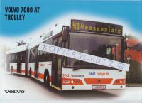 Bus Prospekt Brochure Volvo 7000 AT Trolleybus O-Bus Linz Stuttgart - Stuttgart-Nord Vorschau