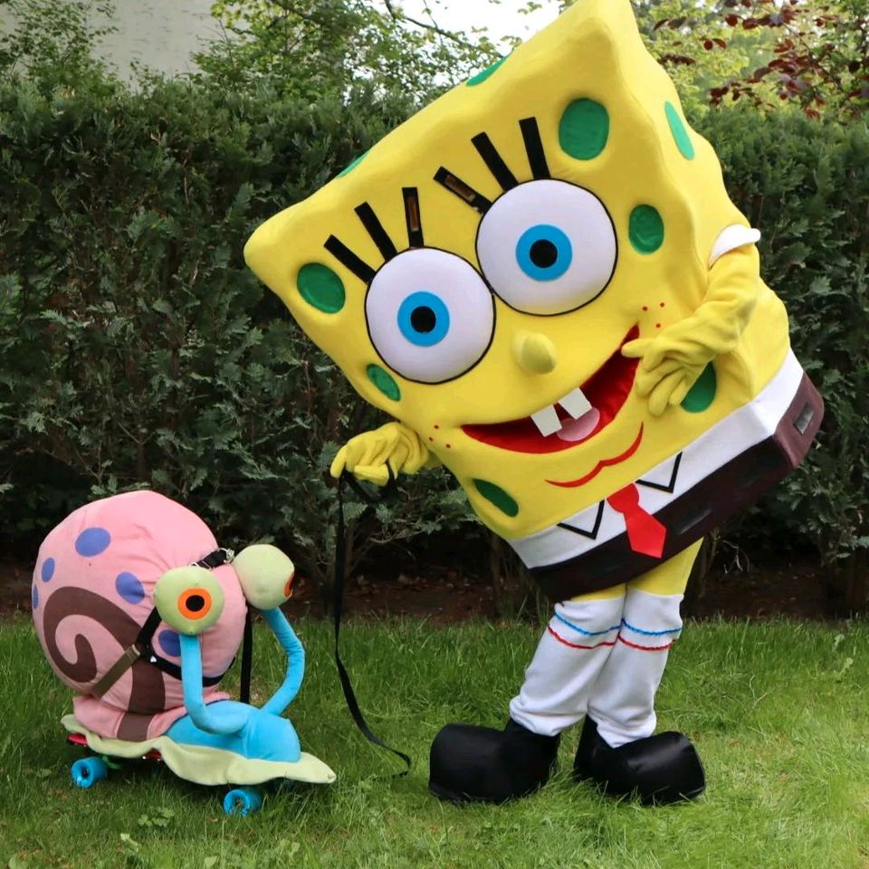 Spongebob Maskottchen Kostüm Geburtstag Kita Fasching Schwamm in Berlin