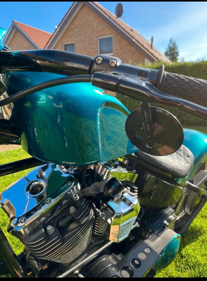 Custombike Highnecker EVO S&S Motor 111Cui Softtail RICHTIG LESEN in Ahrensfelde