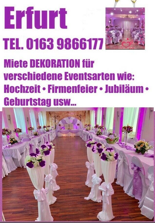 Profi Schoko-Brunnen Tortenwagen Deko Hochzeit  Miete Verleih in Erfurt