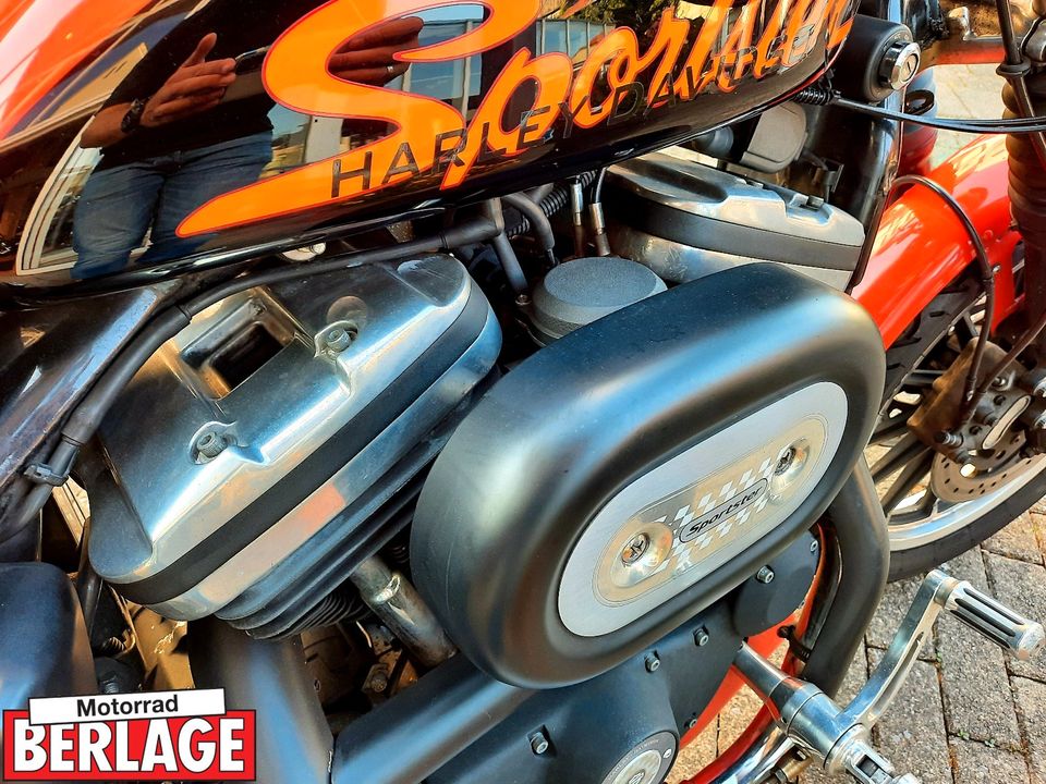 Harley Davidson XL883R Roadster Bugspoiler Flyscreen Progr Susp in Borchen