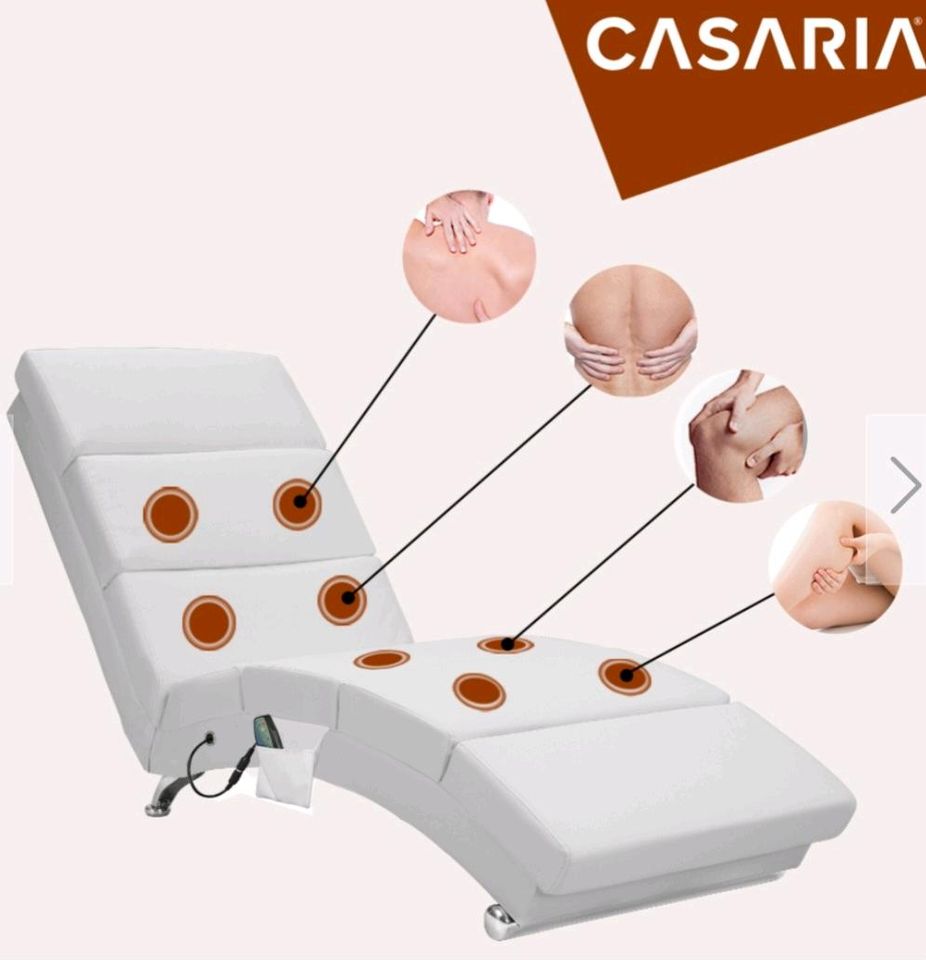 CASARIA Massageliege Liege Relaxliege Massagefunktion Sessel NEU in Nürnberg (Mittelfr)