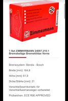 ZIMMERMANN viano 24007.210.1 Bremsbeläge Bremsklötze Vorne Niedersachsen - Lehrte Vorschau