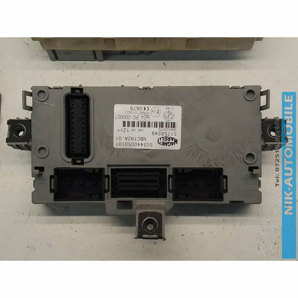 Fiat Stilo 192 AX 1.9 JTD Motor Steuergerät Paket 0281012310 in Bruchsal