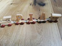 Kleiner Holzzug mit Buchstaben, Namen, Kinder, Babys Baden-Württemberg - Biberach an der Riß Vorschau