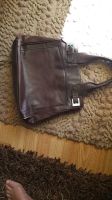 dunkel braun echte Leather Tasche Berlin - Tempelhof Vorschau