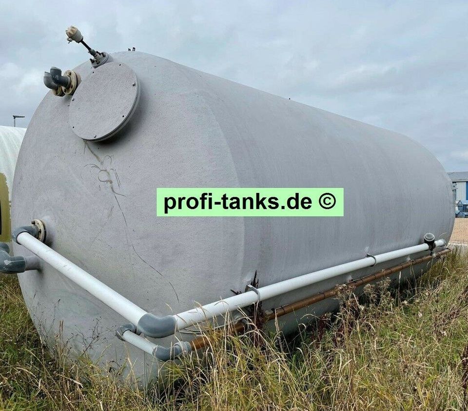 P286 gebrauchter 40.000 L Polyestertank Wasser GFK-Behälter rund in Hillesheim (Eifel)