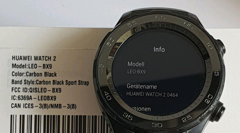 Huawei Watch 2 - Leo-BX9 carbon black in Kupferzell