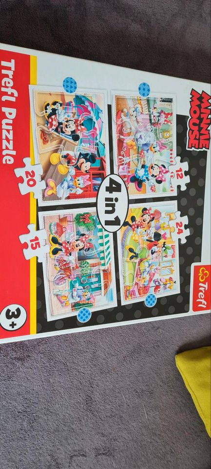2× minnie mouse puzzel in Leipzig