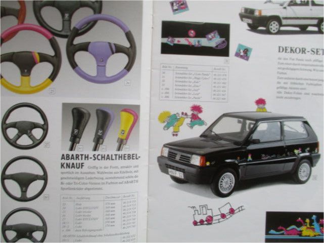 Fiat Panda Zubehör Katalog 5-1994