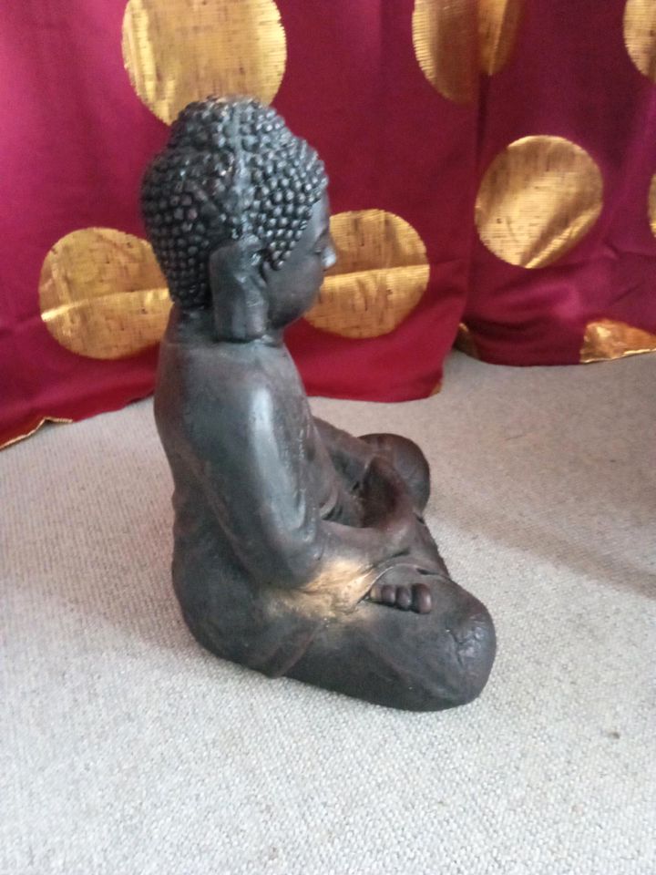 Neuwertig Buddha Sitzend für Boden in Deudesfeld