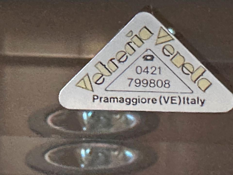 Vitrinen Sideboard Tisch Stühle der Marke Vetreria Veneta Italien in Gelsenkirchen