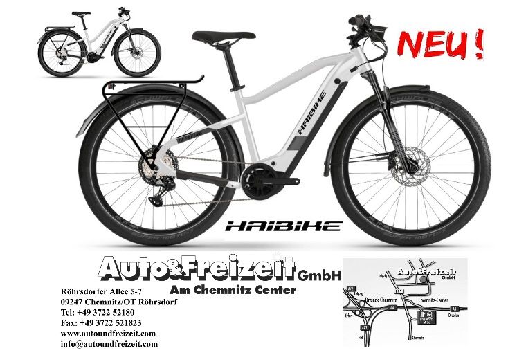 E-BIKE Haibike Trekking 4 Herren * YAMAHA 500Wh * TESTBIKE & NEU in Röhrsdorf