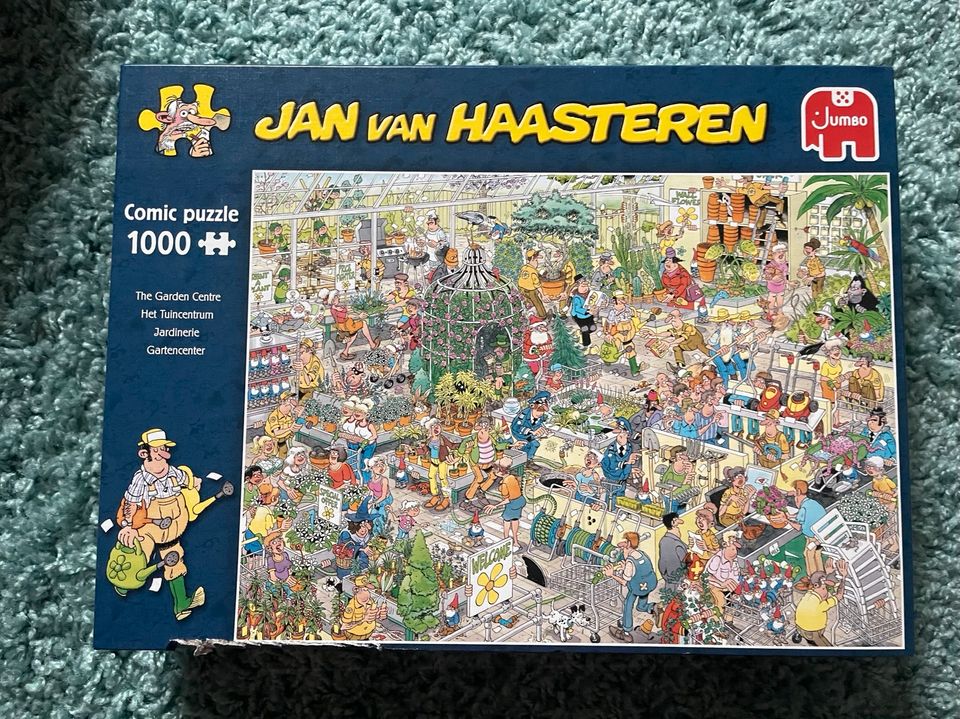 Jan van Haasteren „Gartencenter“ 1000 Teile Puzzle in Panketal