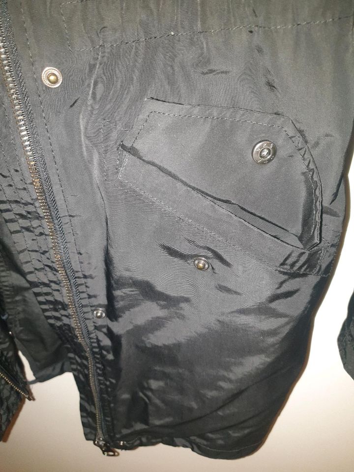 Zara Doppeljacke mit Weste Gr. S 36 schwarz Teddyfell in Grevesmuehlen