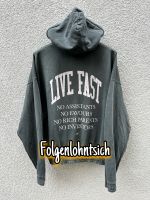 LFDY No rich Parents Hoodie Zip in M grau Niedersachsen - Wangerland Vorschau