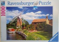 Puzzle 1000 Ravensburger Windmühle Mühle Boot Kanal Holland Aachen - Aachen-Haaren Vorschau